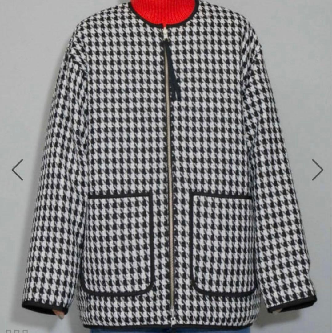 kanakana　ADAM ET ROPE' リバーシブルツイードブルゾン