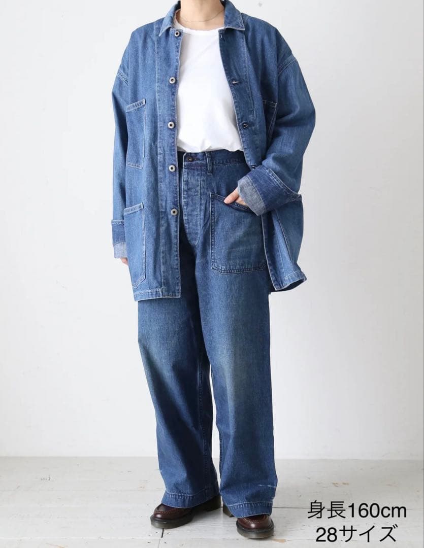 新品 チマラ 24AW デニム デック トラウザー インディゴ 30 完売品