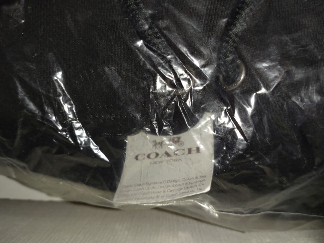 【新品未使用】コーチ　パーカー　ブラック L　COACH