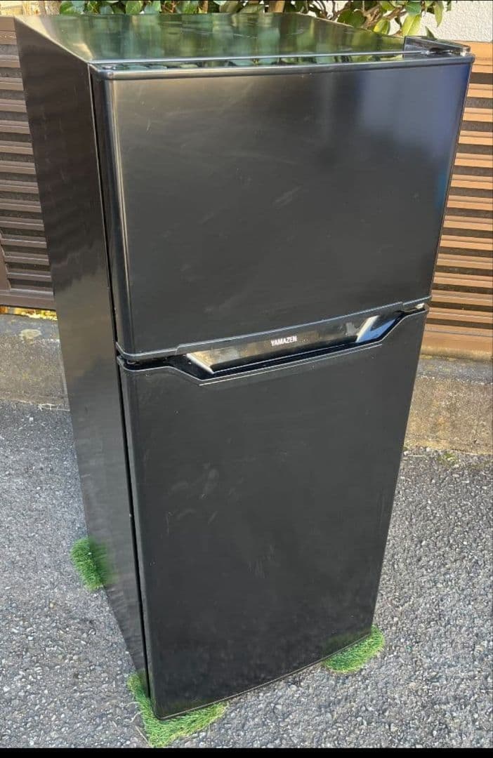 山善ヤマゼン冷凍冷蔵庫128L7段階庫内温度調節つまみ省エネ設計　2021年製