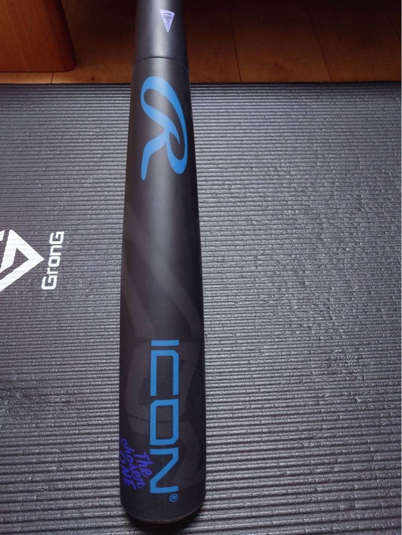 購入者確定　Rawlings ICON 軟式バット ブラック/ブルー