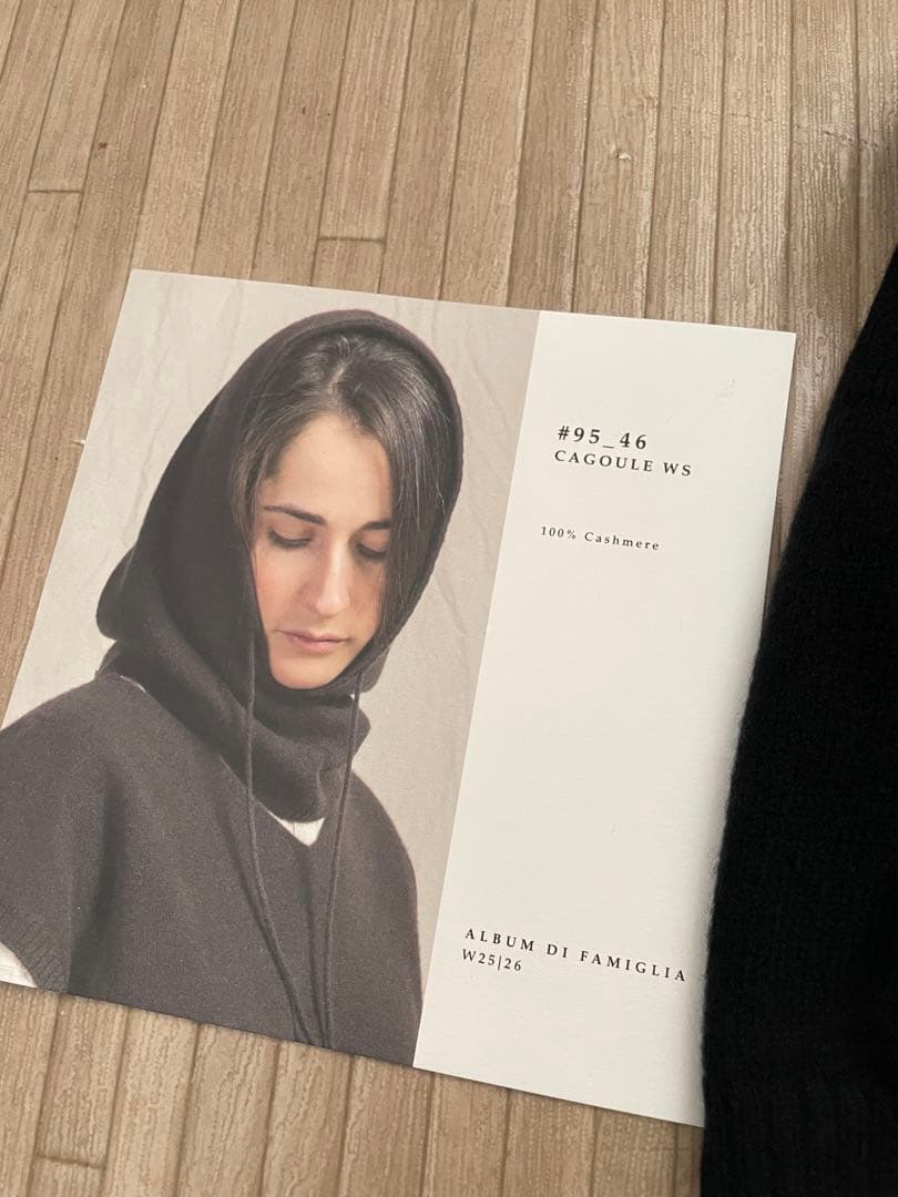 album di famiglia2025aw スヌード