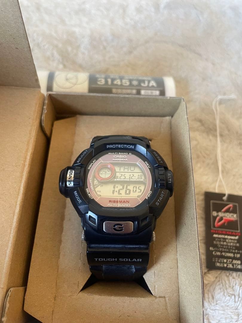 美品 CASIO カシオ G-SHOCK ライズマン GW-9200J
