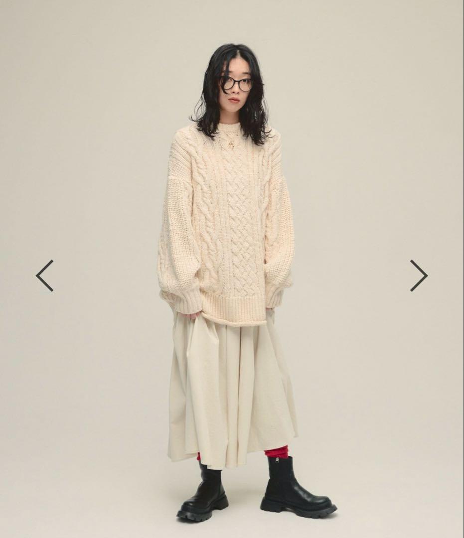 eL+1 3G big cable pullover おね