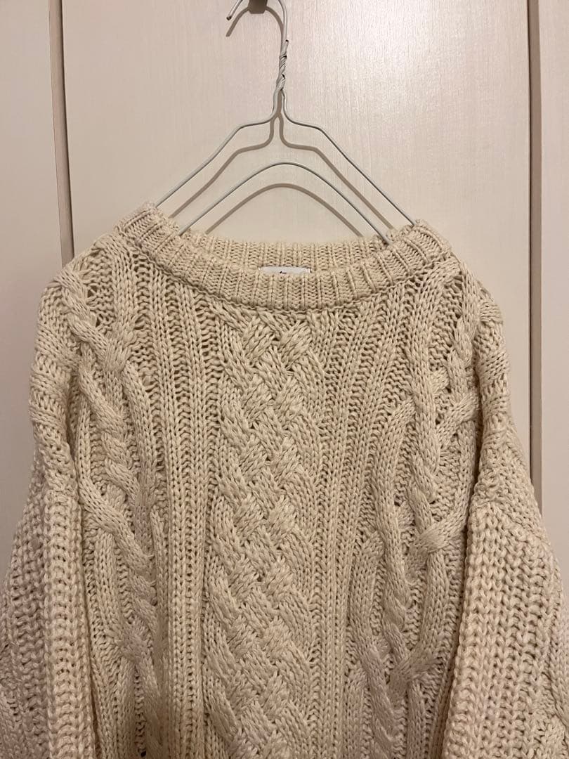 eL+1 3G big cable pullover おね