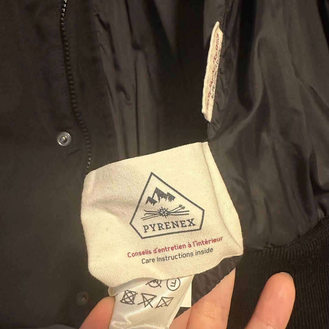 PYRENEX ブラック ダウンジャケット M