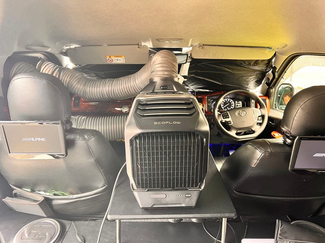 ハイエース用 エコフロー ウェーブ 2 . 3 吸換気ダクト 組立済み 即納