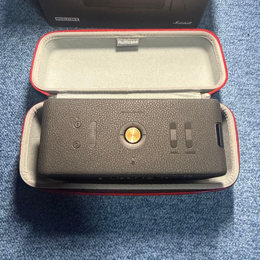 Marshall Middleton II ワイヤレススピーカ　美品　ケース付き