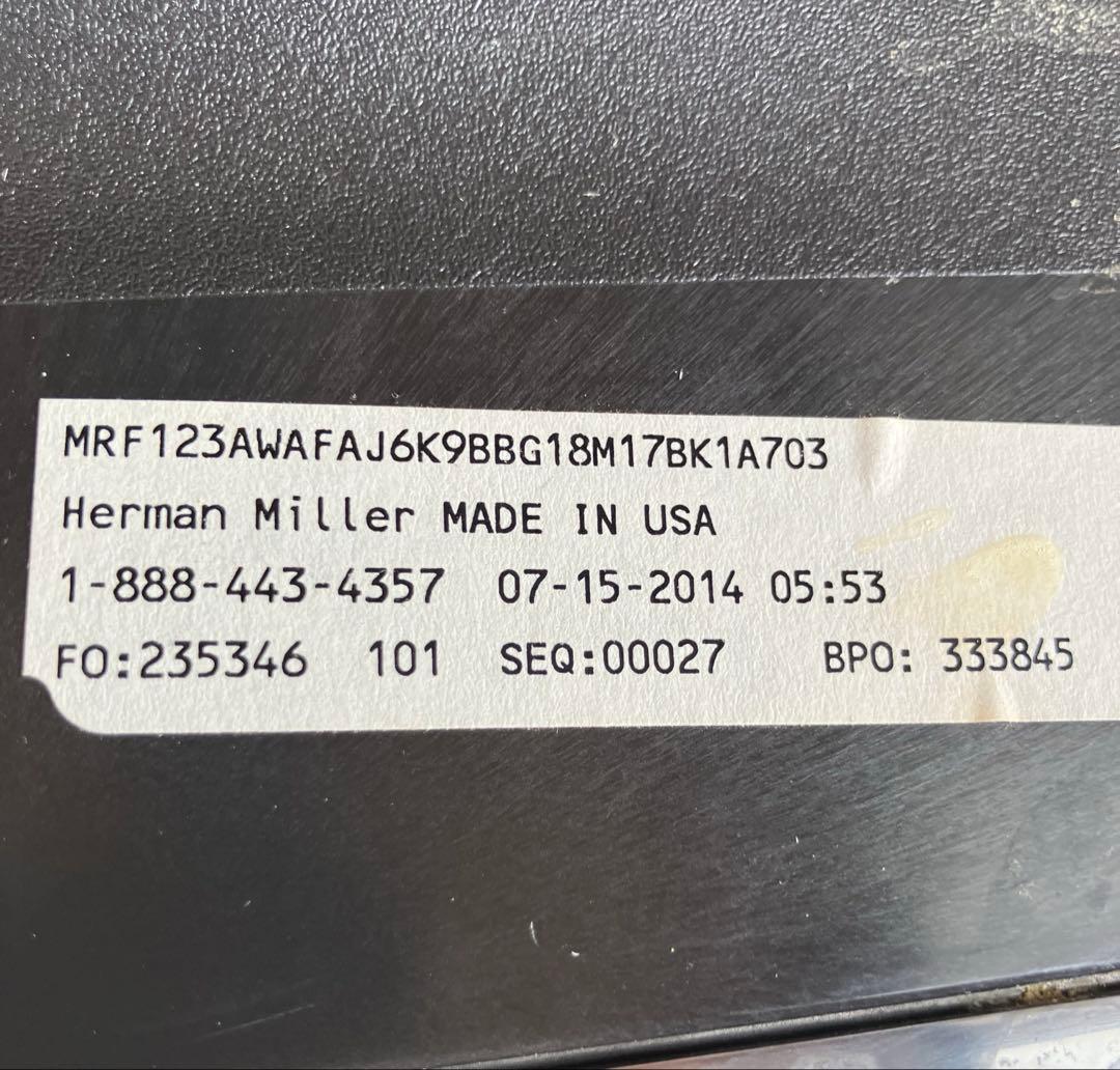 Harman Miller Mirra2チェア　ハーマンミラー