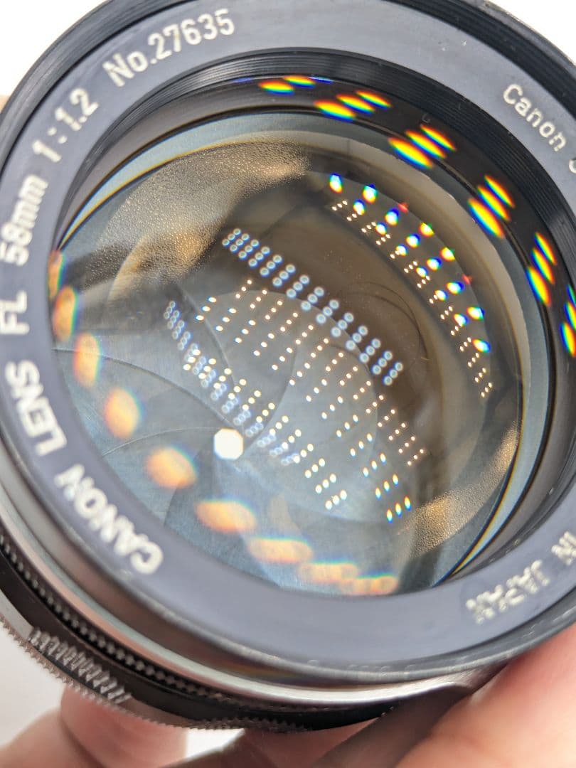 美品！CANON FL 58mm F1.2 オールドレンズ