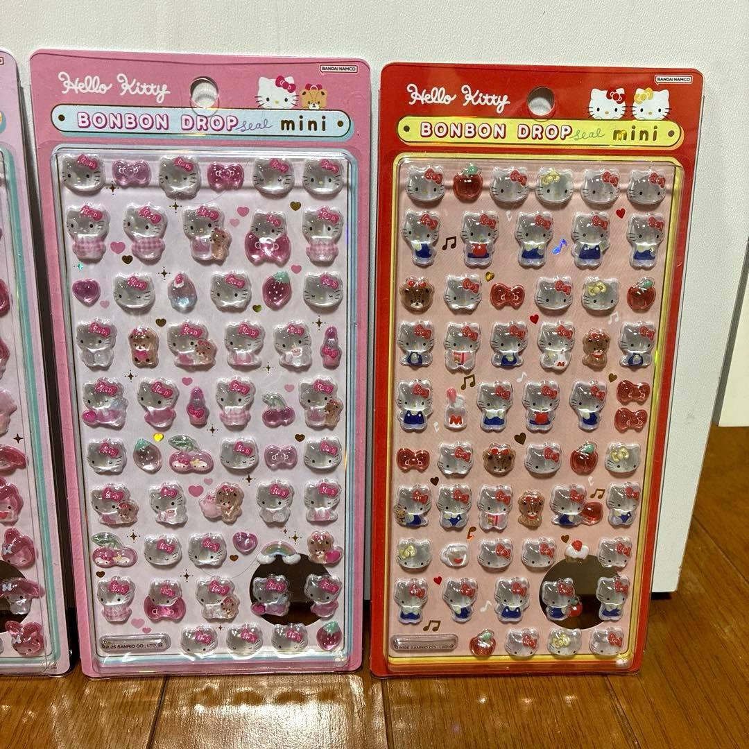 『正規品』ボンボンドロップシール　ミニ　コンプリートセット　8種　サンリオ