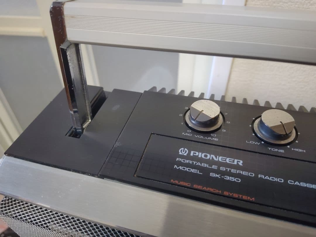 希少！バブル期　昭和レトロなラジカセ　パイオニア　ランナウェイSK-350整備品