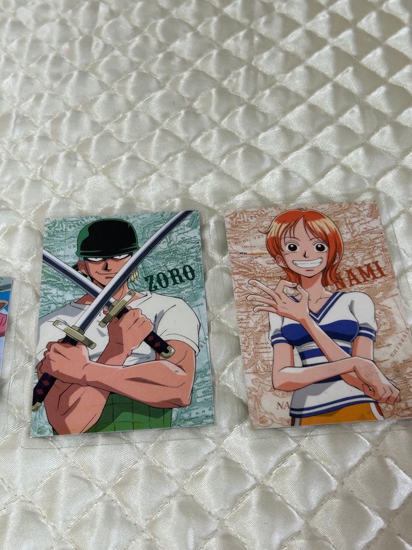 2000年頃　ワンピース　ラミカード　ゾロ　ナミ　チョッパー
