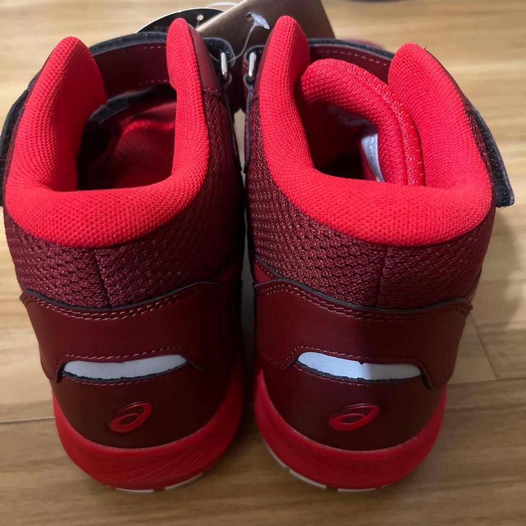 【新品未使用品】アシックス WINJOB CP216 安全靴26.5cm レッド