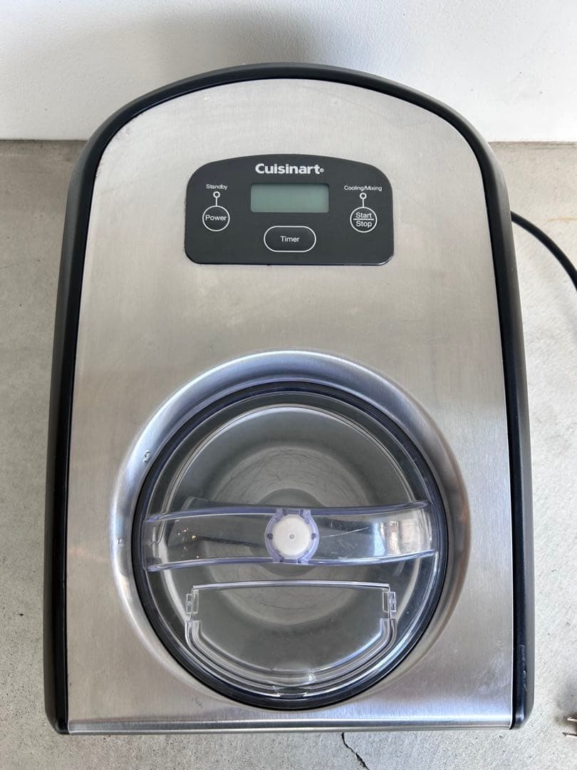 shin中古Cuisinartクイジナートアイスクリームマシーンジェラート