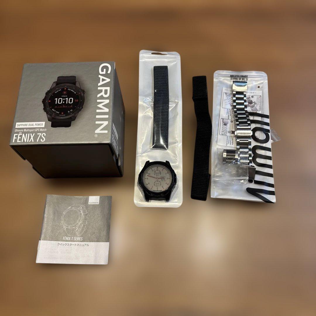 時計 GARMIN FENIX 7S SAPPHIRE DUAL POWER