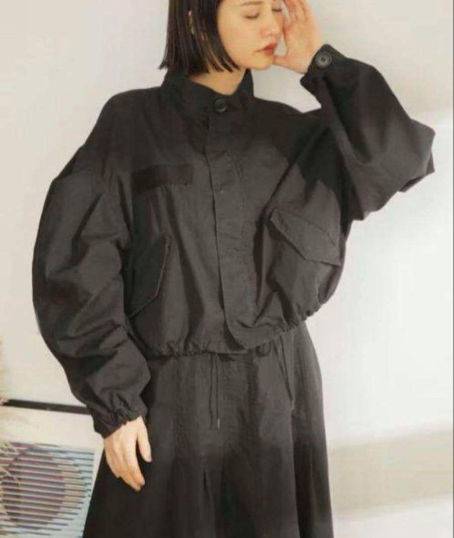 mici 黒　ローズバッド　ミリタリージャケット　ロンハーマン　TOGA COS