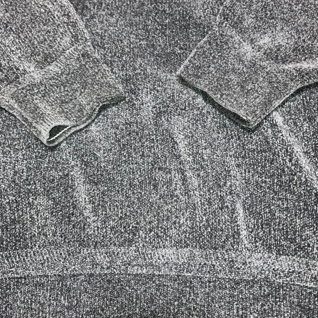 極美品 ブリーフィング メンズ モールヤーン ロゴクルーネックニット M