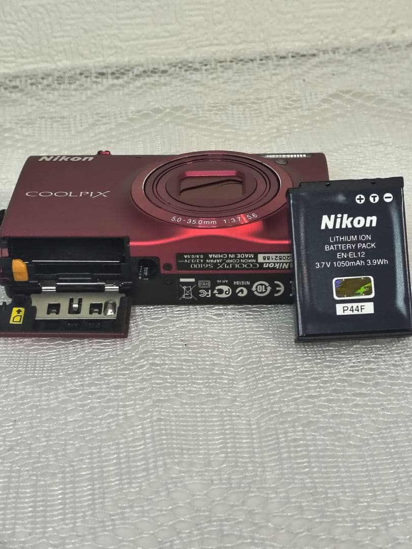(美品)ニコン クールピクス S6100 赤