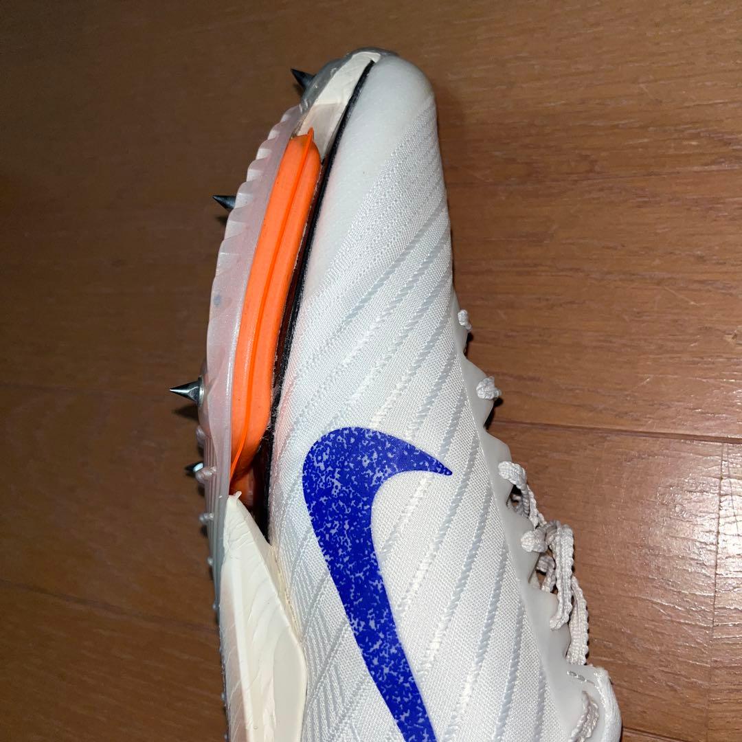 Nike Zoom Pro ホワイト/ブルー スパイクシューズ