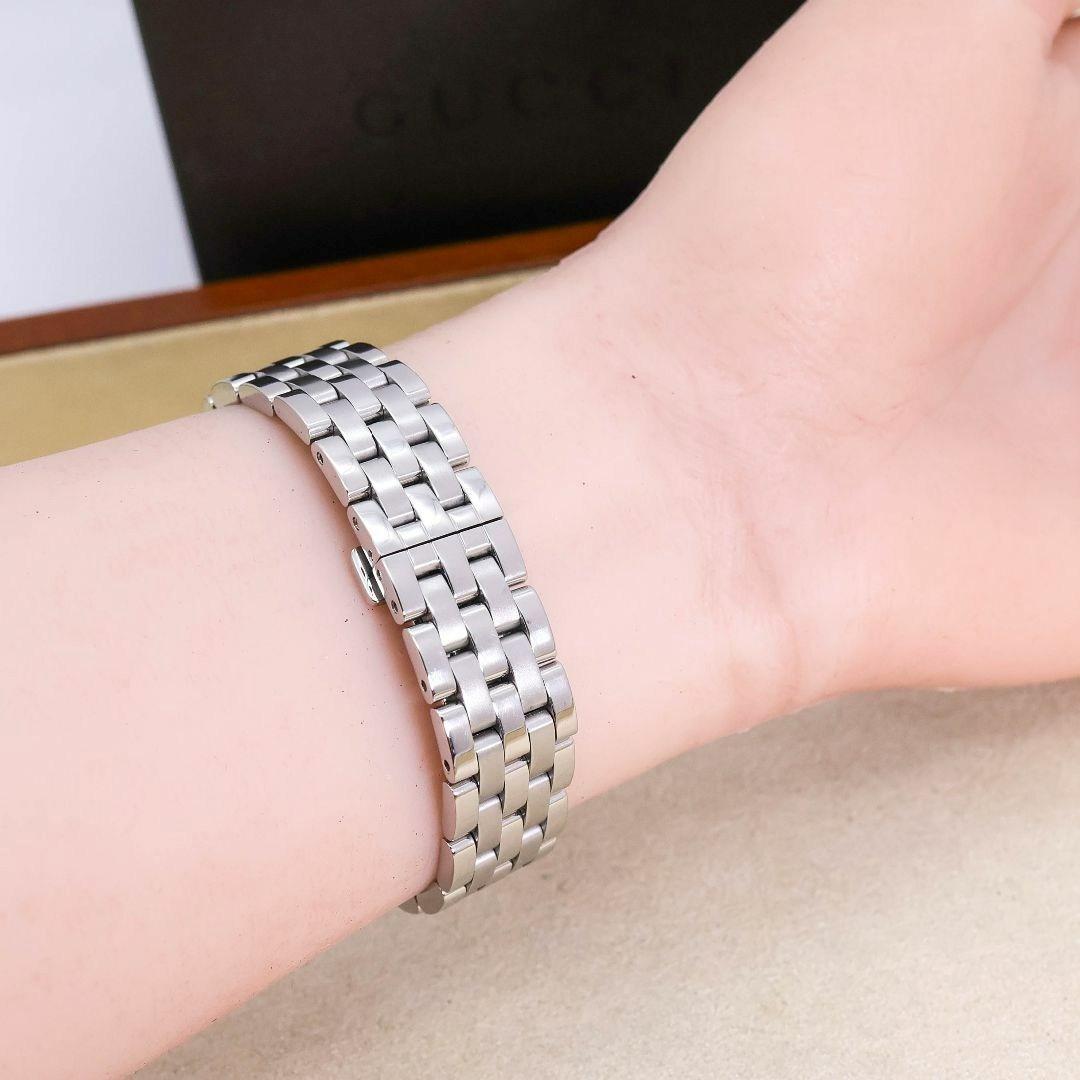 稼働 GUCCI 腕時計 5500L 11Pダイヤ 外箱 ステンレス 1630