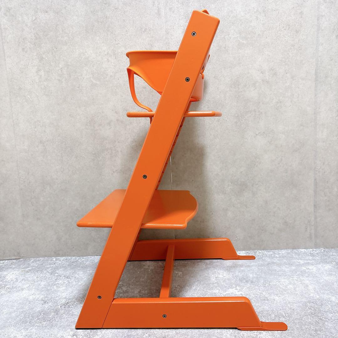 正規品 ストッケ トリップトラップ ベビーセット チェア 子供椅子 オレンジ