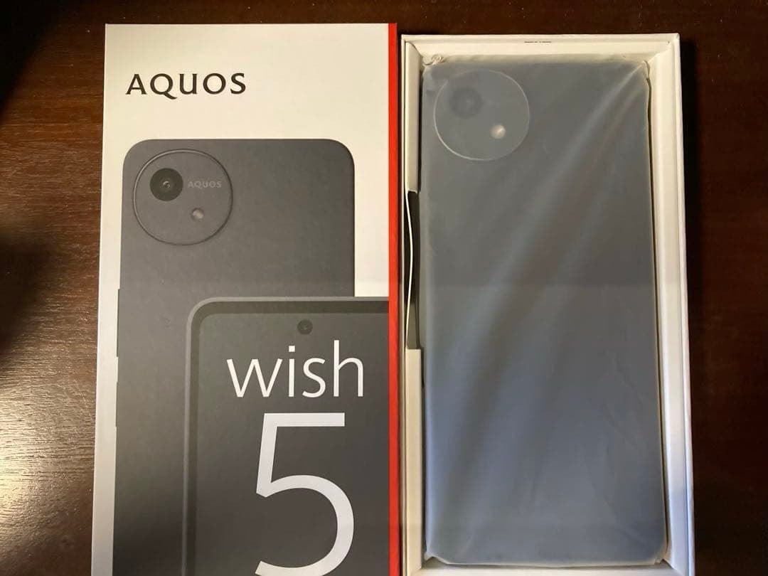 AQUOS wish5 ブラック 黒 本体 新品 スミ sumi SH-52F