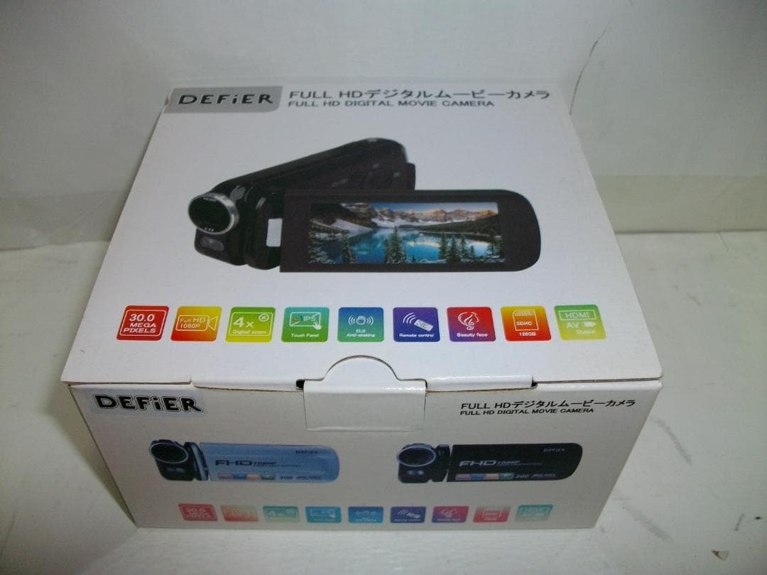 DEFIER ビデオカメラ DF-VCAMBK 5個(1SET) 黒 新品