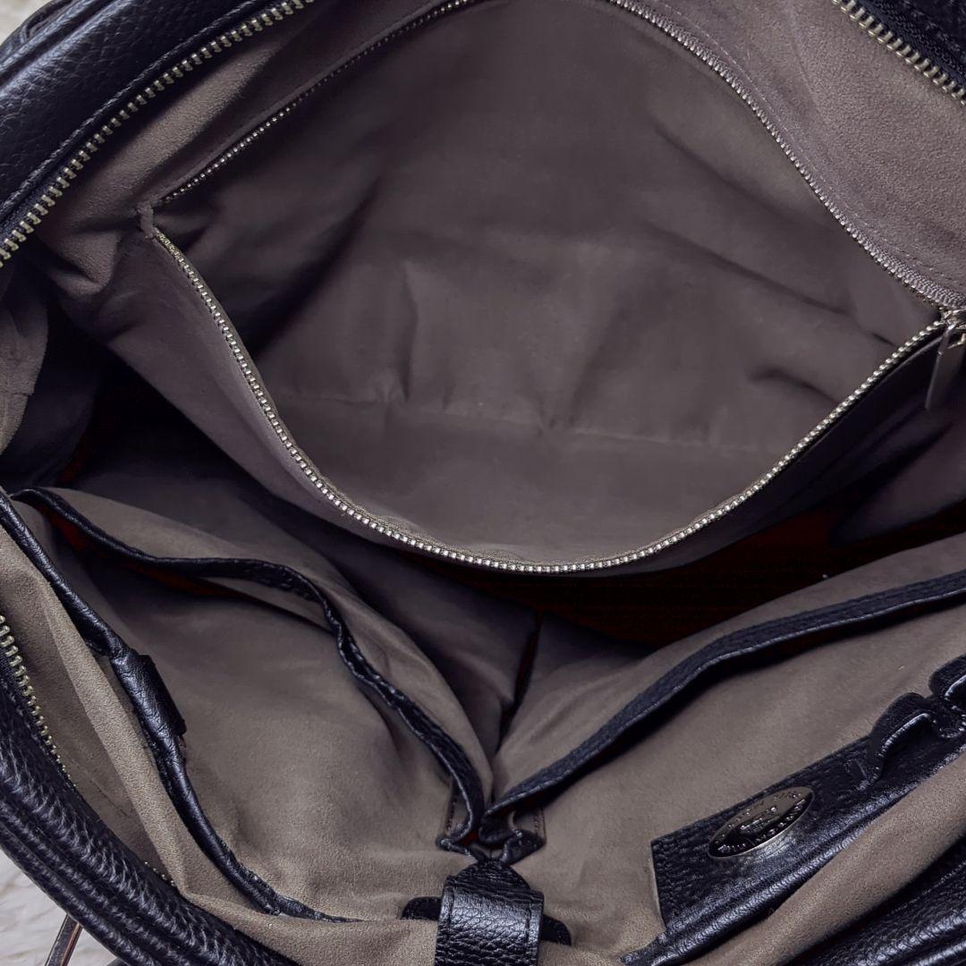 良品✨ペッレモルビダ メイデンボヤージュ ブリーフケース シボ革 黒 2way