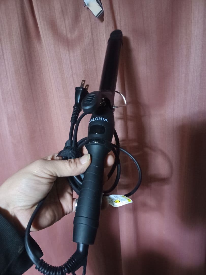 【売約済】SALONIAサロニア カールアイロン 収納ケース付き 25mm