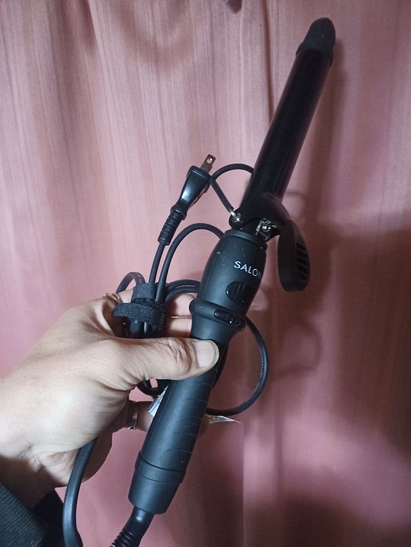 【売約済】SALONIAサロニア カールアイロン 収納ケース付き 25mm