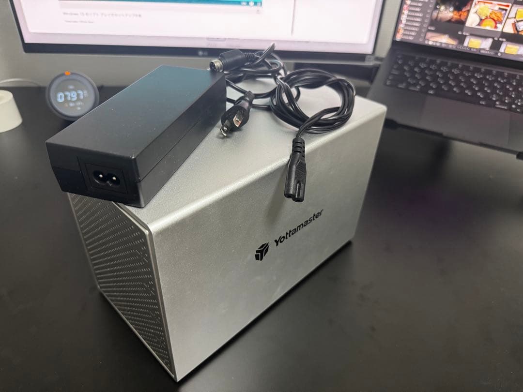 外付けハードディスク・ドライブ NAS Yottamaster 5Bay USB-C 40TB