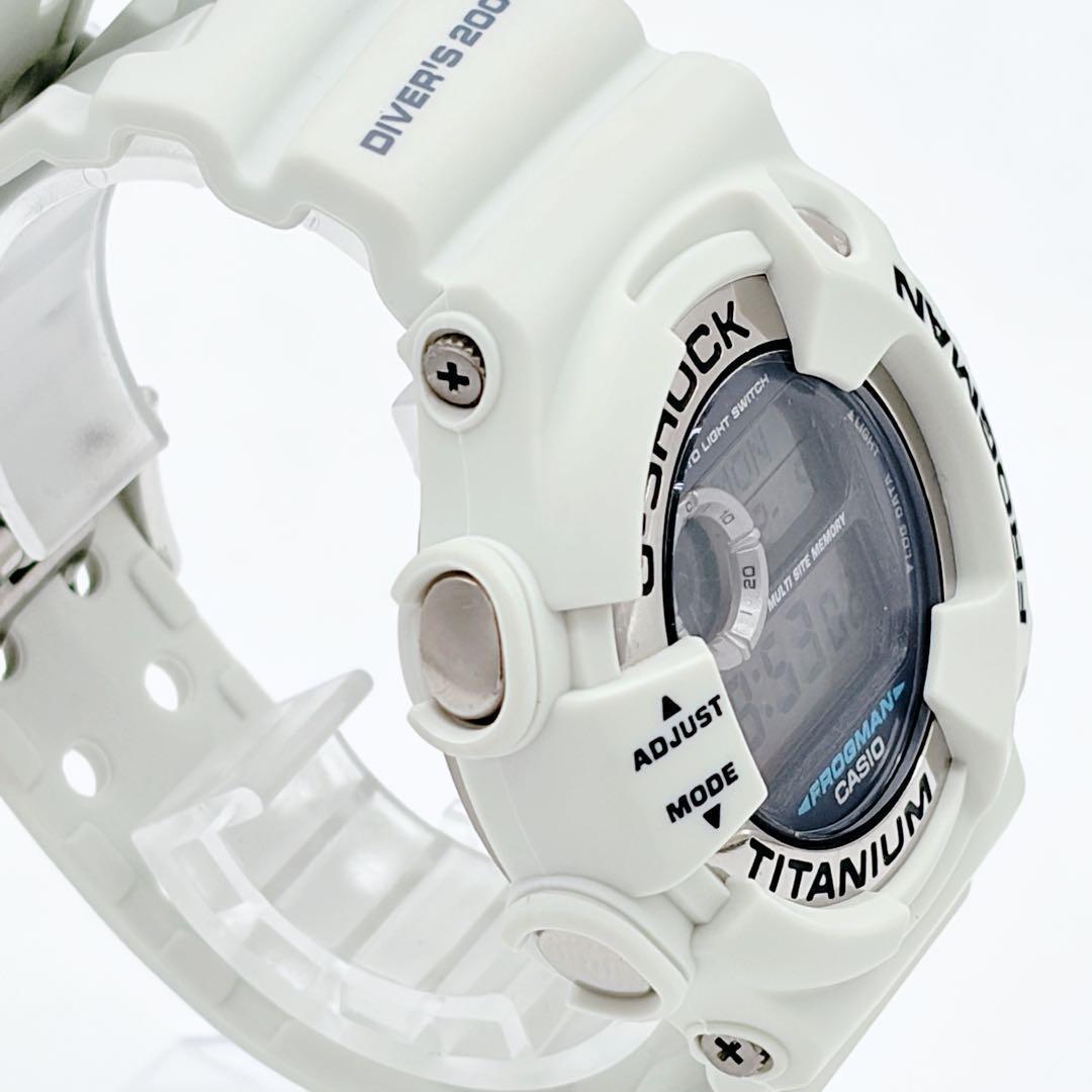 希少 CASIO G-SHOCK フロッグマン DW-9900 ホワイト チタン
