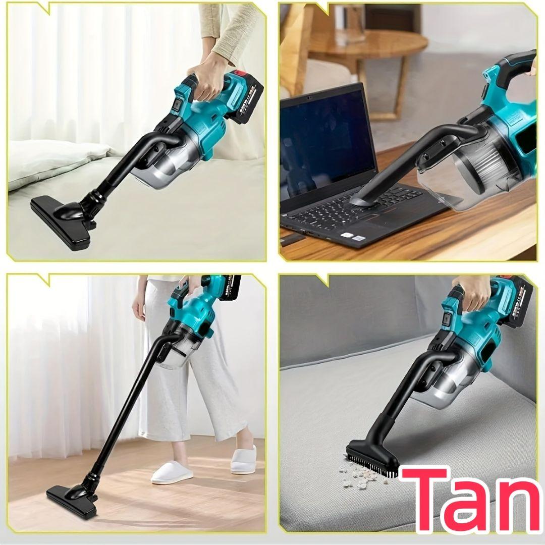 充電式強力 3in1 クリーナー 車内家庭用 マキタ対応 ワイヤレス仕様
