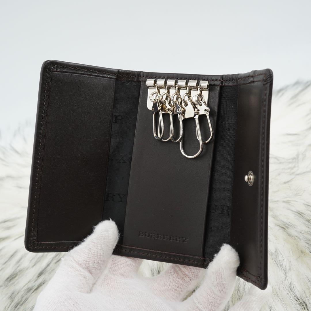新品未使用品　箱付き　BURBERRY LONDON キーケース　ノバチェック