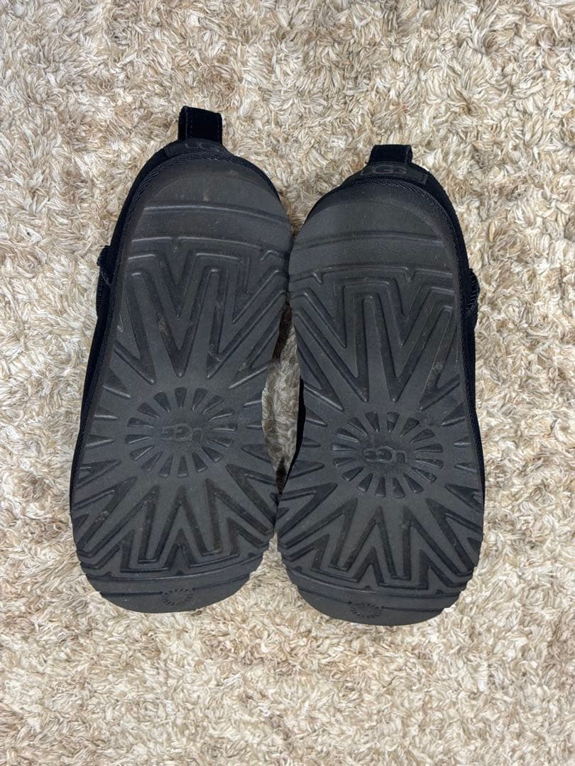 靴 UGG CLASSIC MICRO Black 25cm