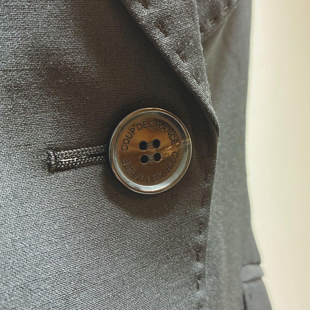 上下未使用　クードシャンス　洗える　パンツスーツ　日本製　ビジネス　スーツ　40