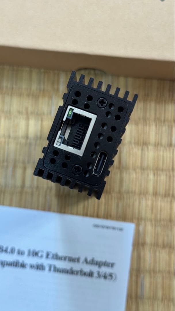 PCケーブル・コネクタ USB4 to 10Gb Ethernet Adapter Compatible