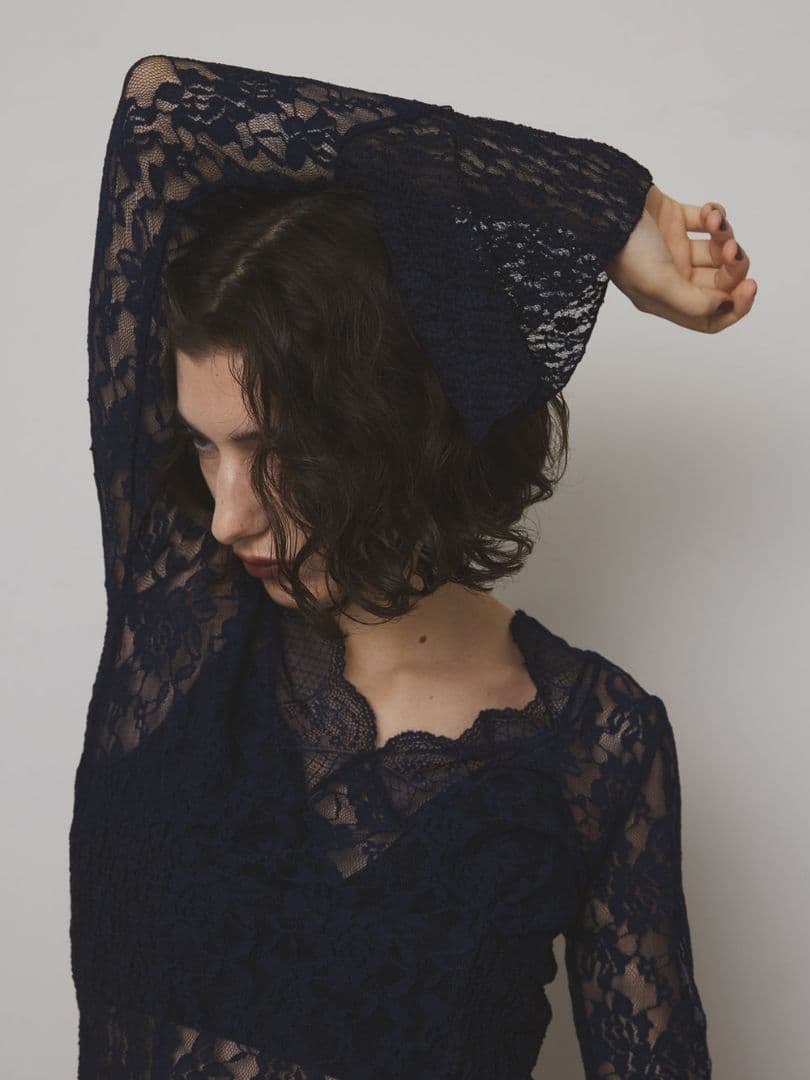 COMBINATION LACE TOP　AMERI vintage