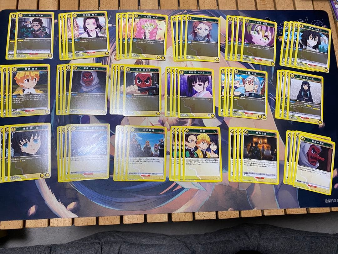 ユニオンアリーナ　鬼滅の刃　黄色　炭治郎　デッキセット　調整パーツ付き