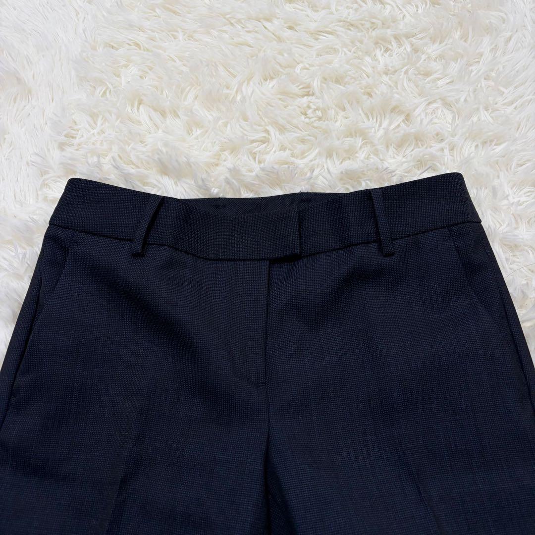 【極美品】スーツセレクト 洗えるデニム調 3点セットアップ パンツ スカート