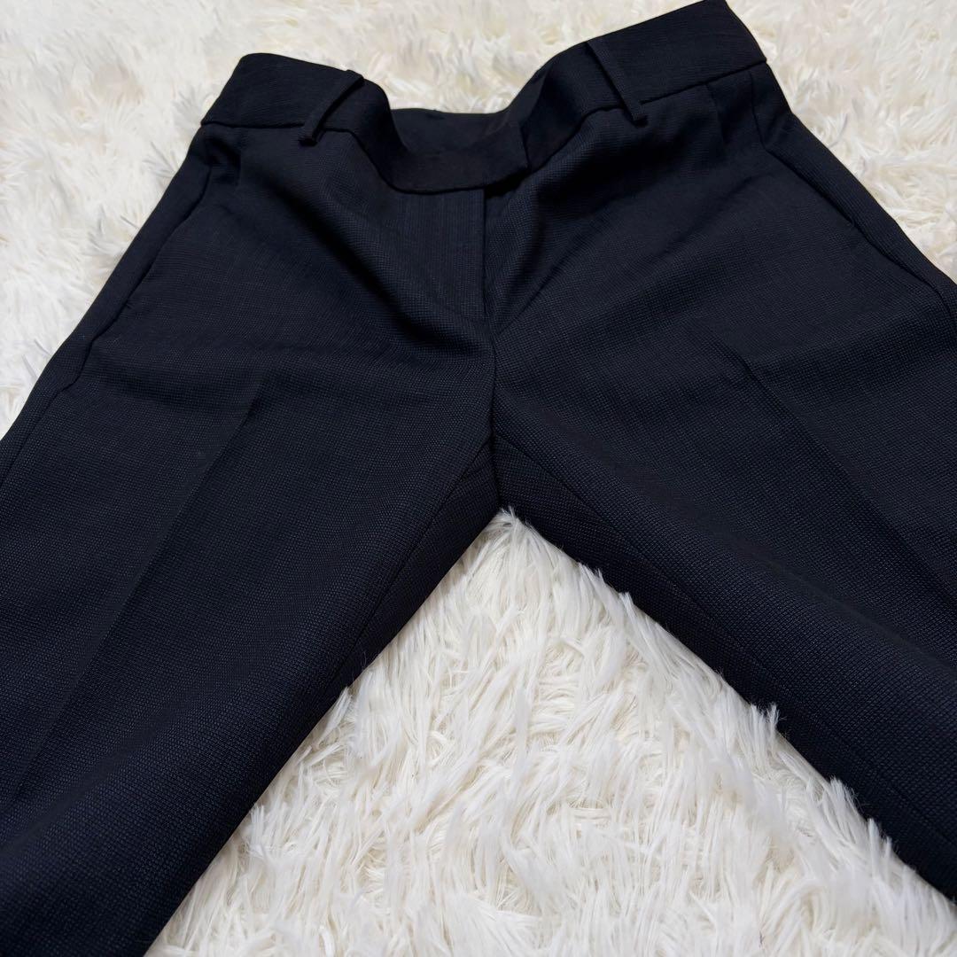 【極美品】スーツセレクト 洗えるデニム調 3点セットアップ パンツ スカート