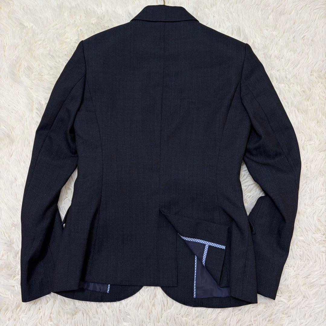 【極美品】スーツセレクト 洗えるデニム調 3点セットアップ パンツ スカート