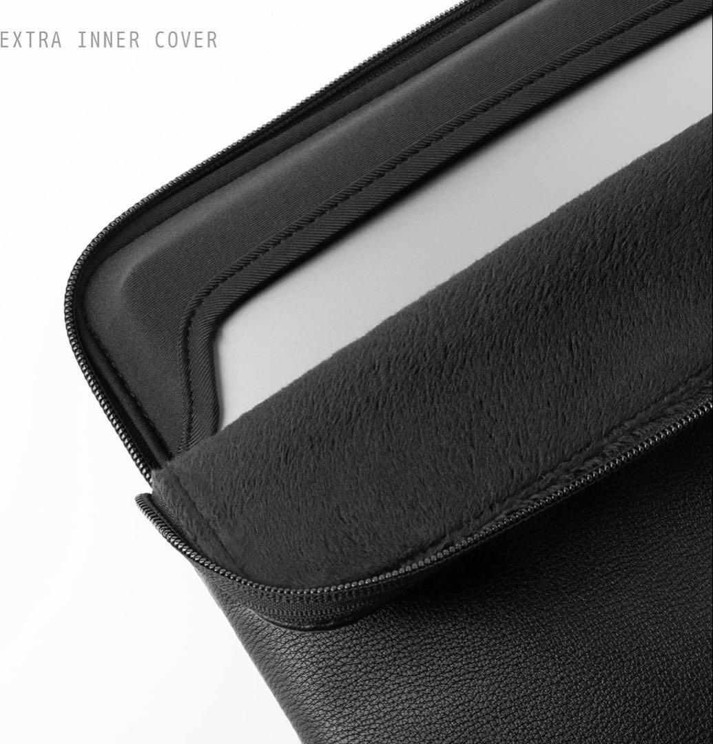 【MacBook対応】新品•未開封！防水レザーPCケース 15~16インチ