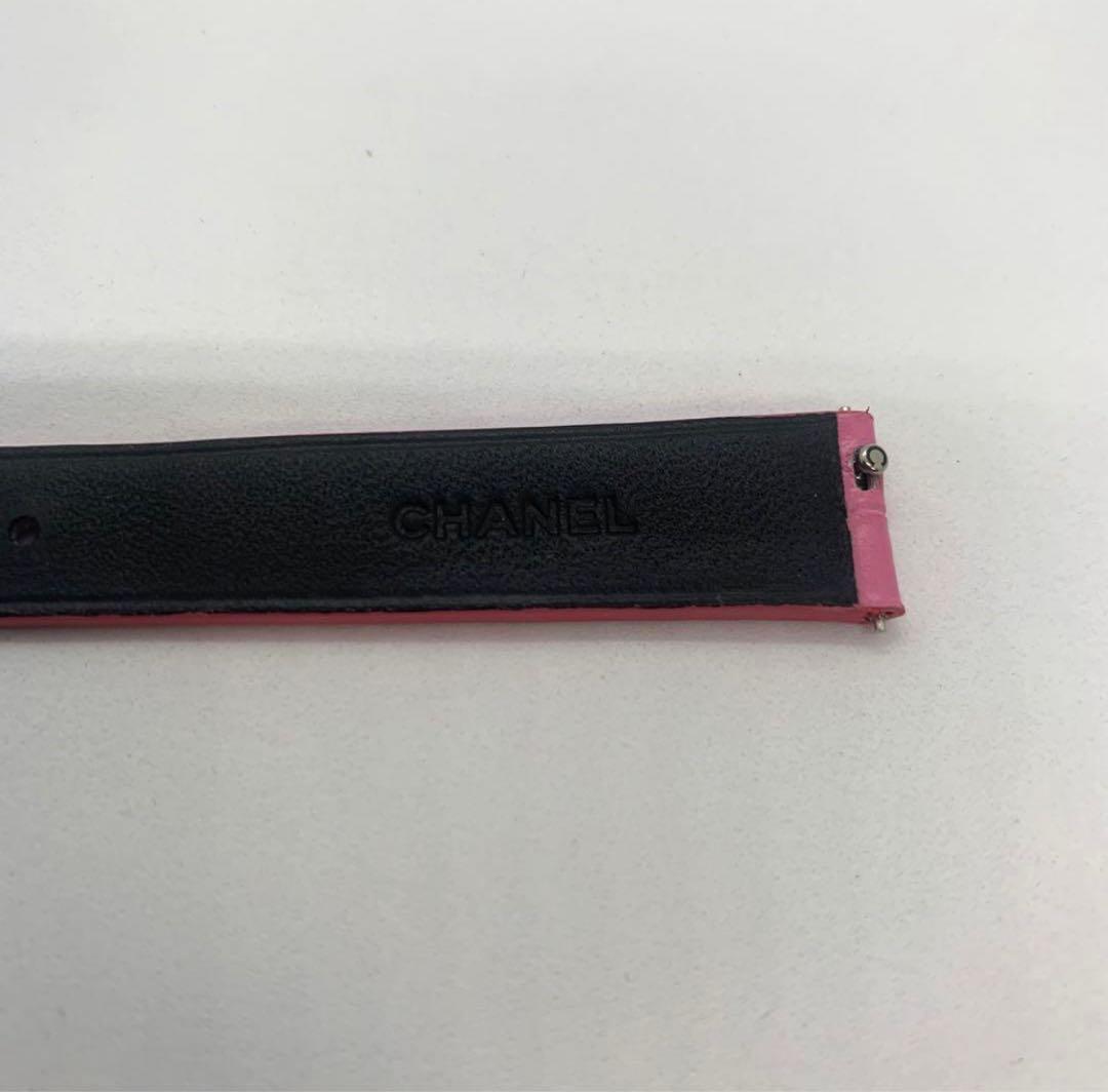 CHANEL ピンク レザー　シャネル 替えベルト ボーイフレンド H6724