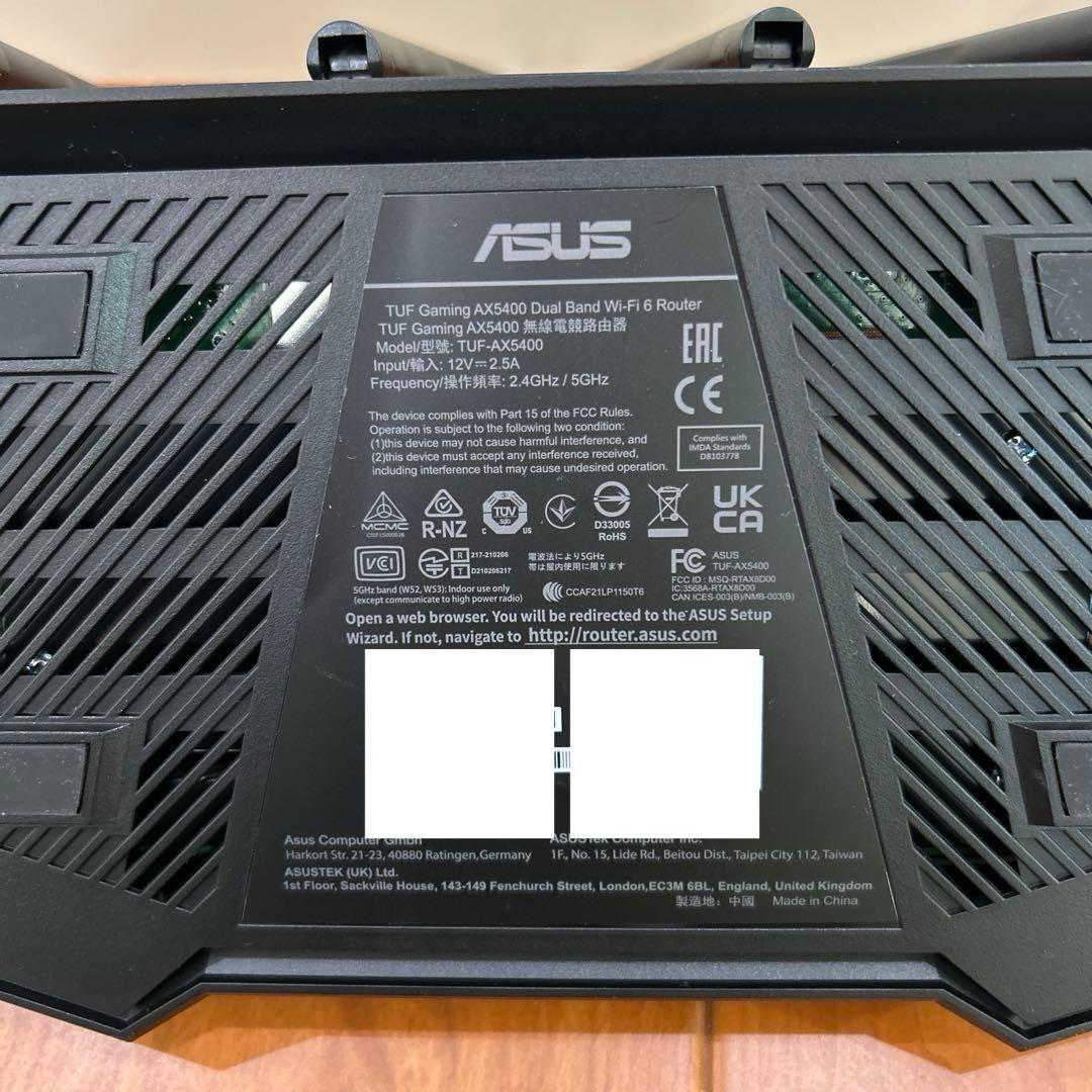 ASUS TUF-AX5400 無線ルーター