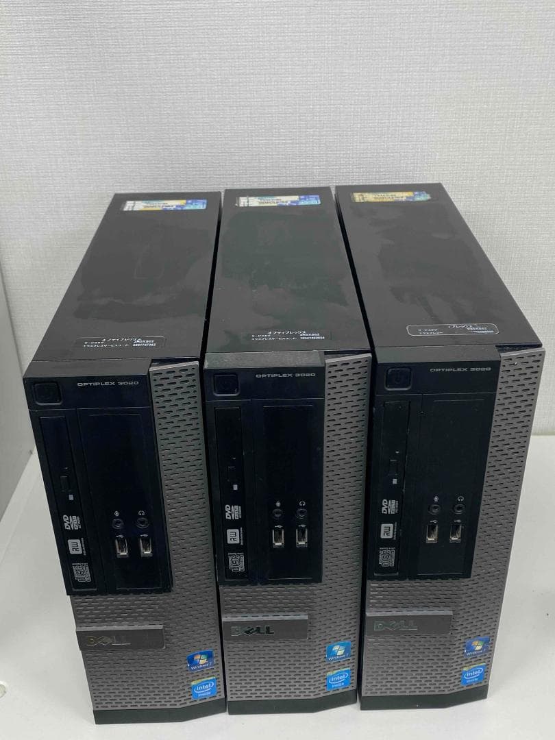 3台_DELL OPTIPLEX3020　各メモリ4GB 　BUSICOM