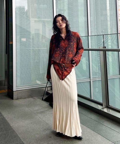 DAQHNE SCARF SHIRT　AMERI vintage