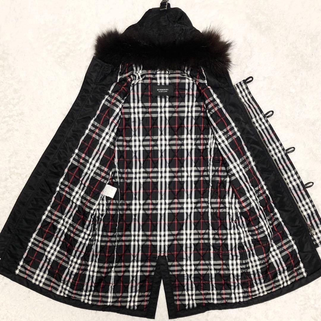 未使用に近い BURBERRY BLACK LABEL ミニタリー モッズコート
