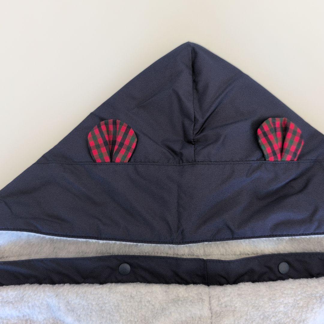 【美品】familiar 3wayブランケット ネイビー